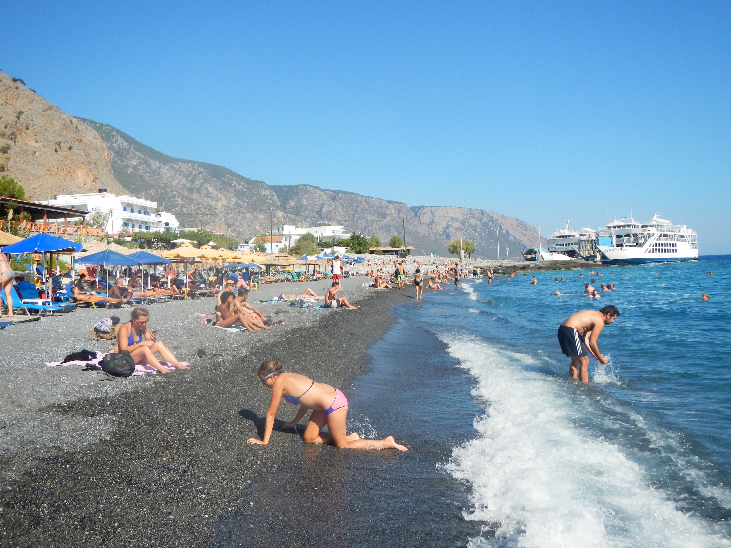 plaja Agia Roumeli Creta | vase croaziera Creta |