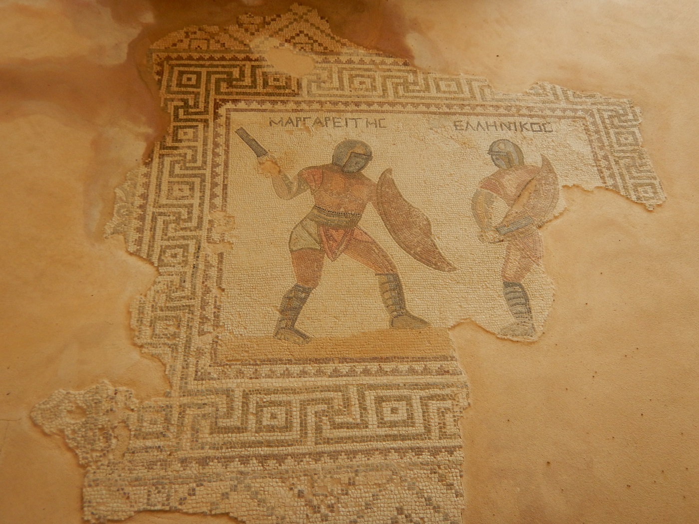 Casa Gladiatorilor | mozaicuri Cipru | Kourion |