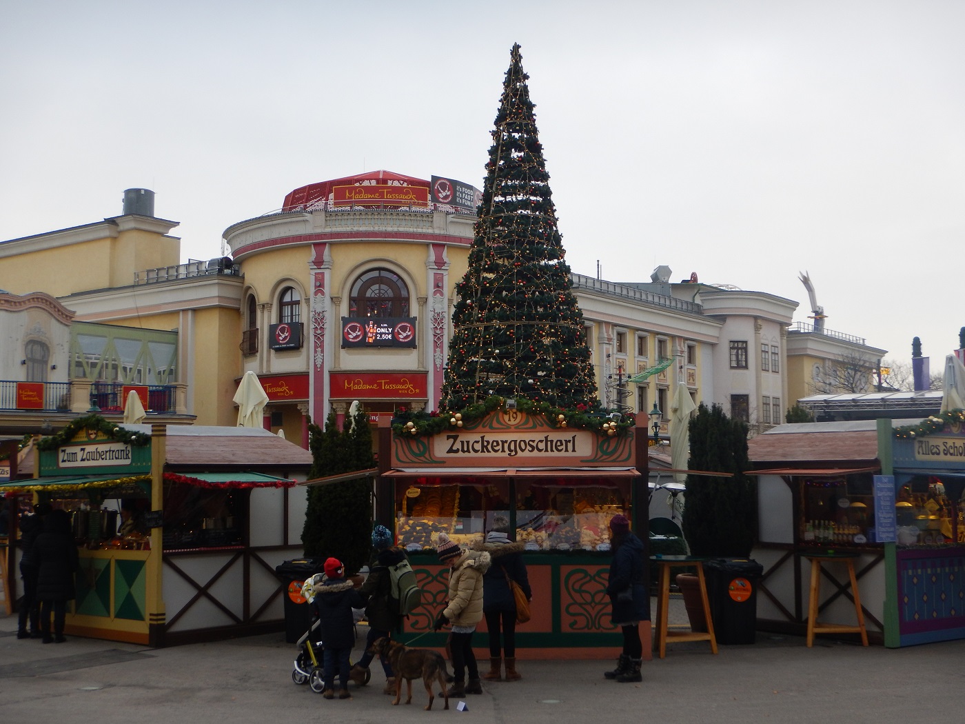 brad de craciun viena | piata de craciun Prater |