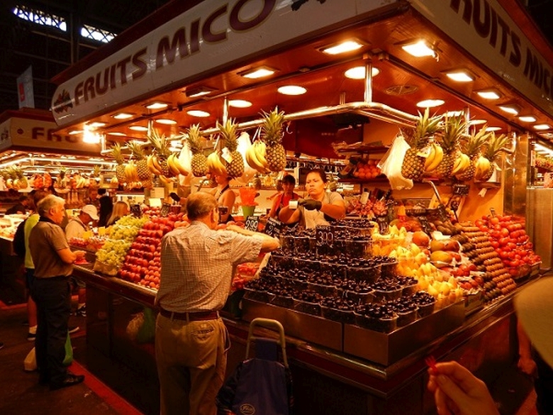 Piata Boqueria | piete Barcelona |