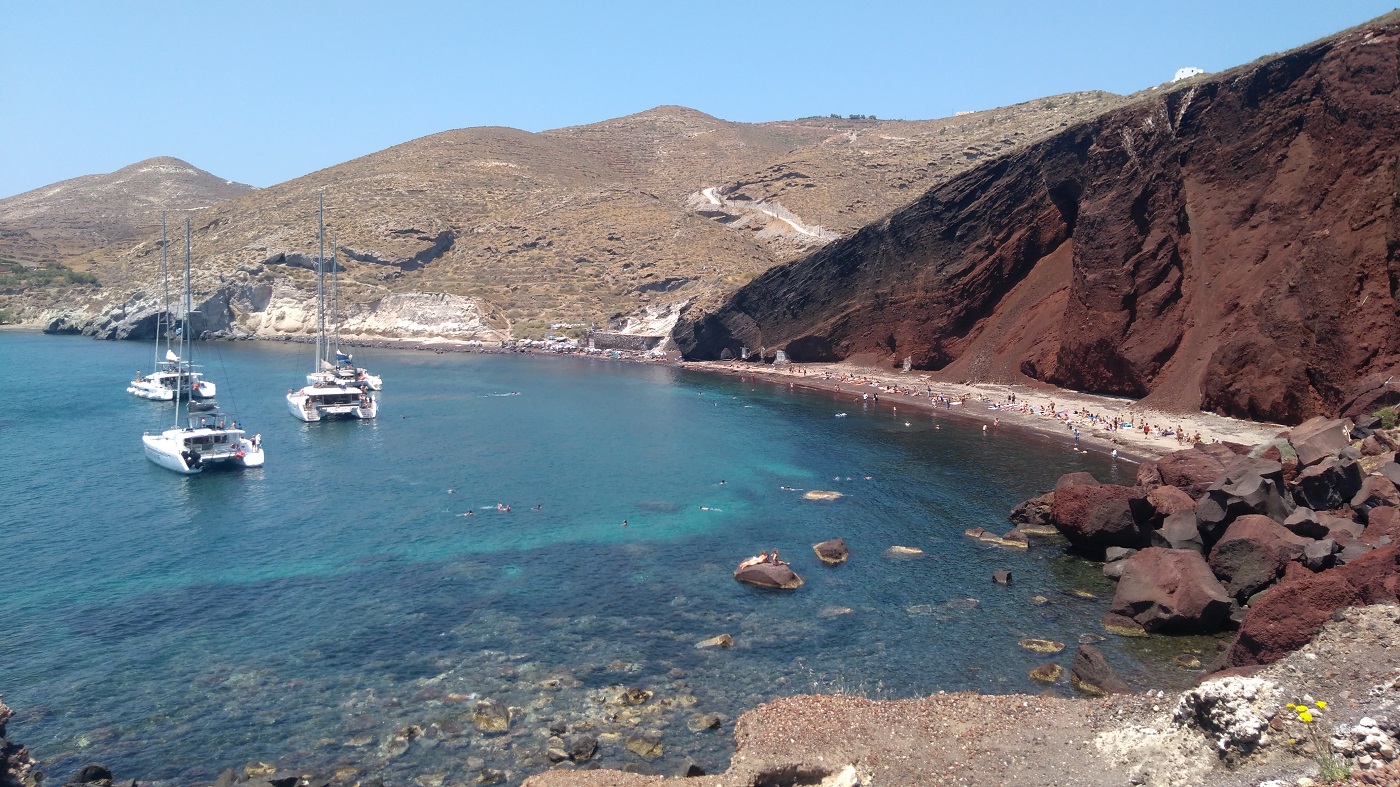 Santorini | Red beach | plaja rosie |