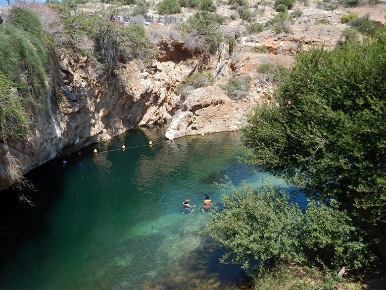 Lacul Vouliagmeni | Grecia | Riviera Atenei | lac termal Atena | 