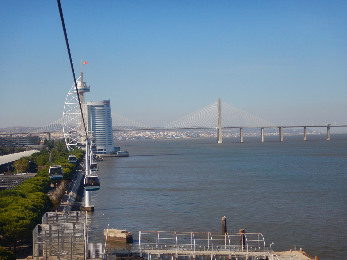 atractiile din Lisabona | telefericul din parcul Nacoes | Portugalia | vacanta Lisabona |