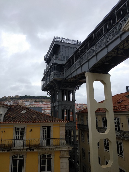 Liftul Santa Justa | lift Lisabona | terasa panoramica Lisabona |