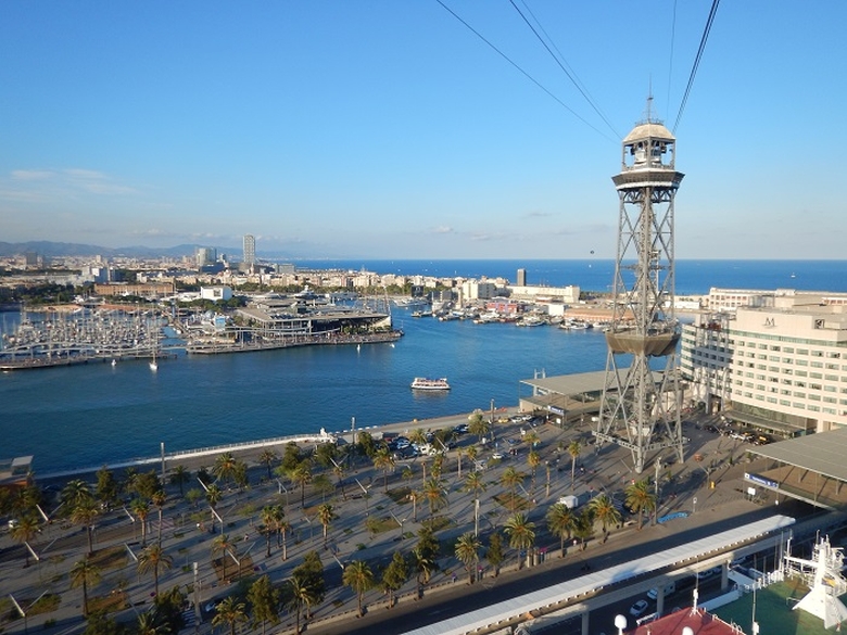 Mall Maremagnum | Barcelona vedere din teleferic |