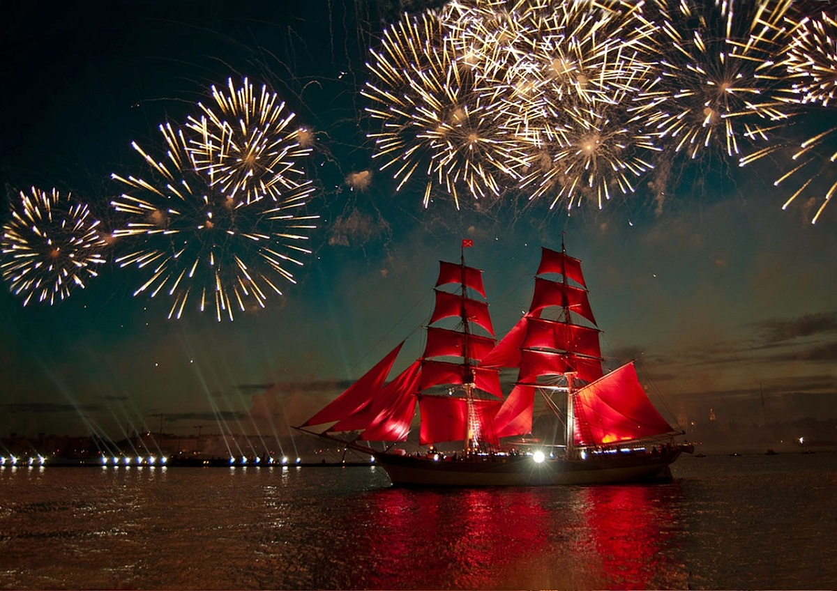 Sankt Petersburg | festivalul noptilor albe | belye nochi | velele rosii | scarlett sails |