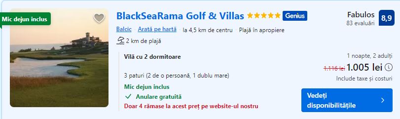 blacksearama balcic | golf la balcic | balcic bulgaria hotel cu teren golf |
