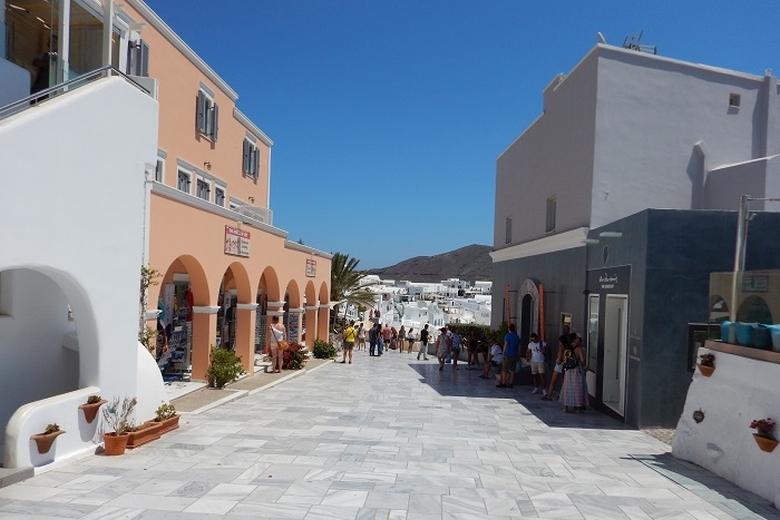 strada principala Oia | Oia Santorini |
