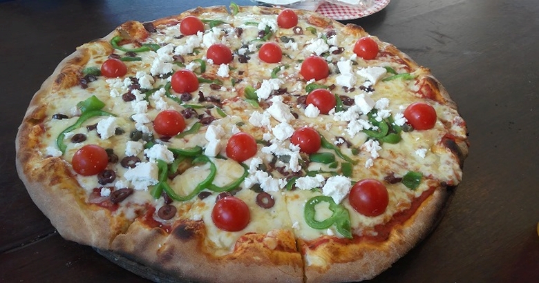 pizza de Santorini | pizza greceasca |