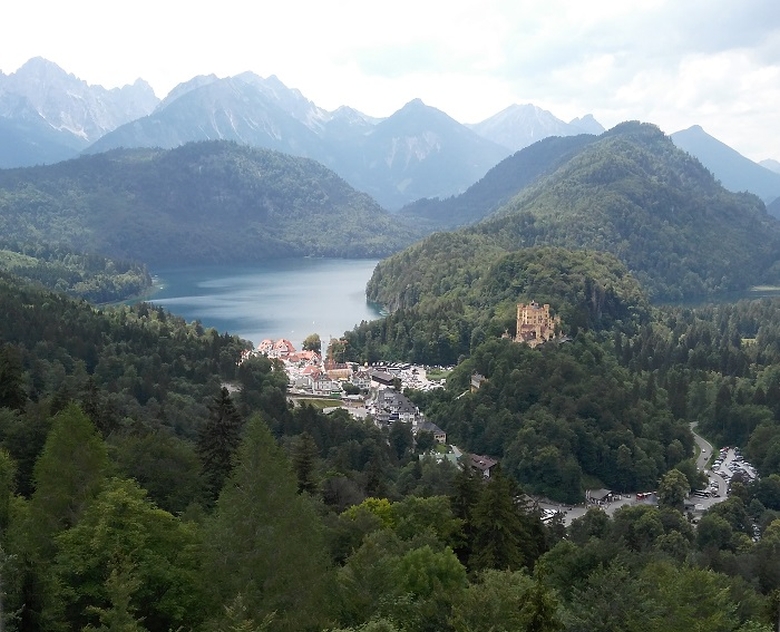 panorama castelul Neuschwanstein | 