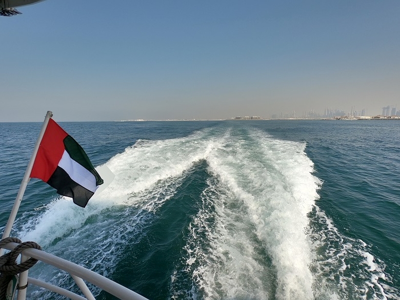 Ferry Dubai | panorama Dubai | dubai de pe mare |