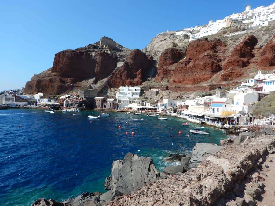 vacanta in Santorini | Amoudi Bay | Oia Santorini | Calatorul Multumit | Grecia |