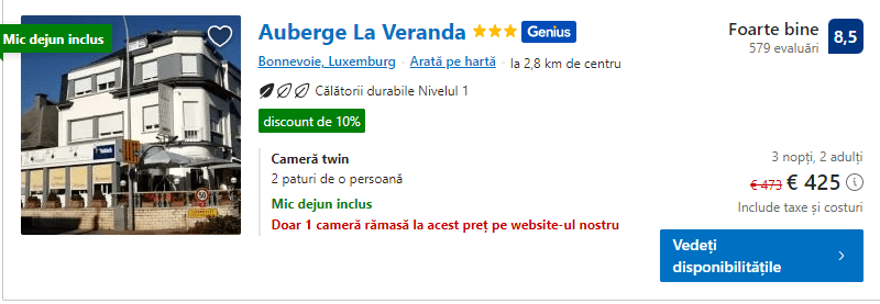 Auberge la veranda | cazare luxemburg |