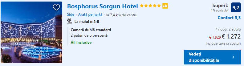 Bosphorus Sorgun Hotel | hotel Side |