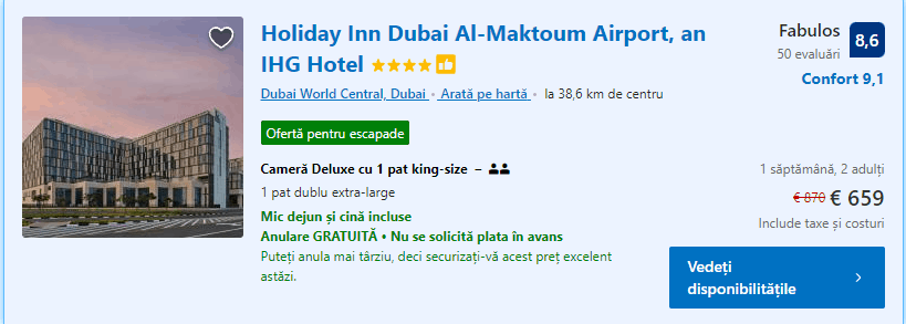 Holiday Inn Dubai | Dubai cu demipensiune |