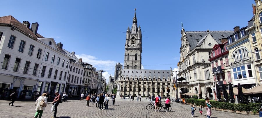 gent centrul orasului | orase medievale belgia | gent | ghent |