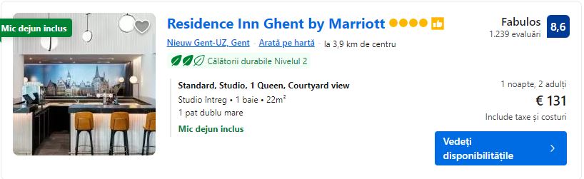 residence inn by gent marriott | marriott in gent | cazare recomandata in gent | 