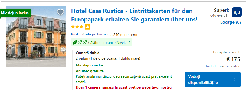 hotel casa rustica | hotel langa rulantica park |