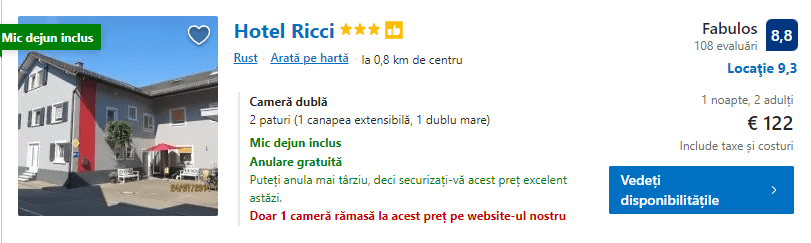 hotel ricci | cazare rust germania | rust germania |