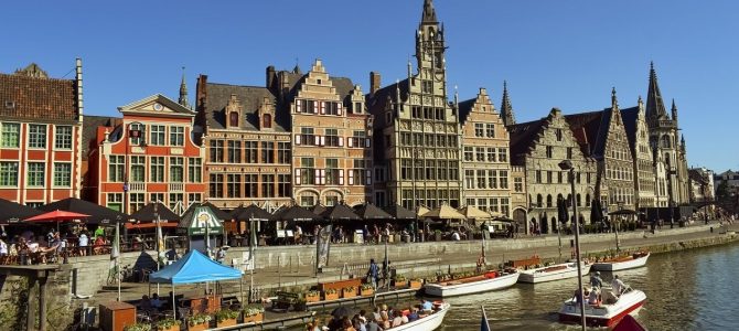 Gent, orasul fara masini in centrul istoric Gent, orasul fara masini in centrul istoric
