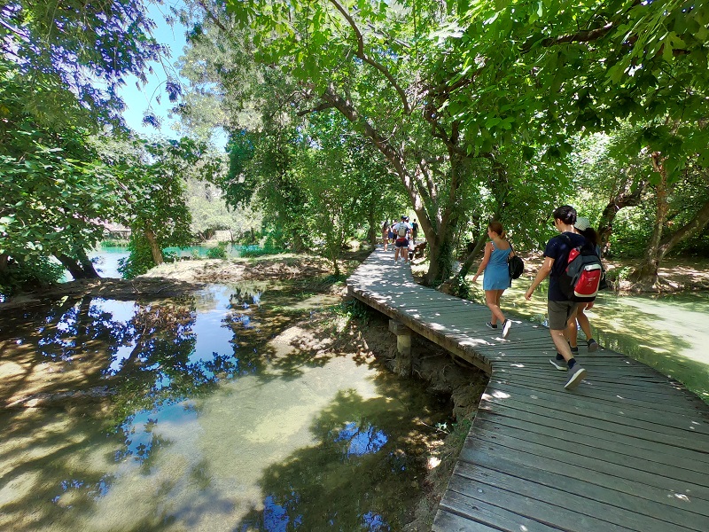 Krka traseu parc