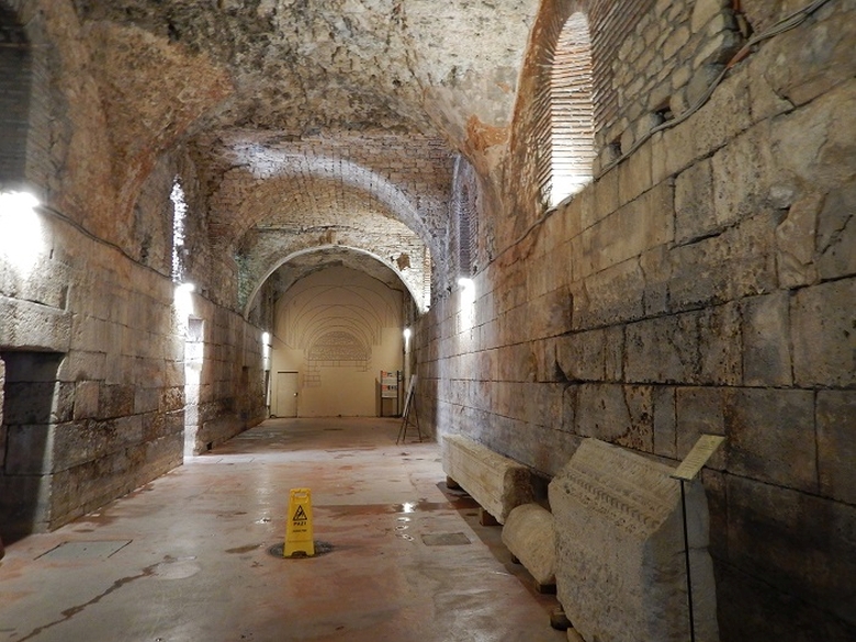 Palatul lui Diocletian | pivnite | platou fimare | Game of Thrones | Split |