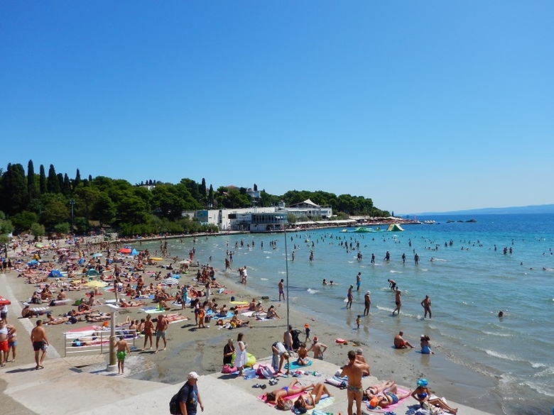 plaja Bacvice | plaja Split | plaje Croatia | ce poti face in Split |