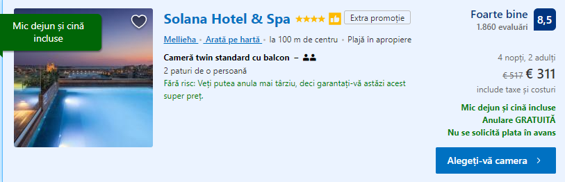 Solana Hotel Malta