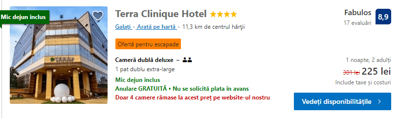 Terra clinique Hotel | Galati |