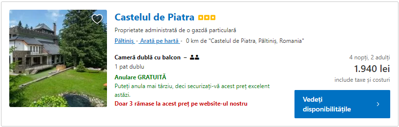 Castelul de piatra | ciubar Paltinis | Sibiu |