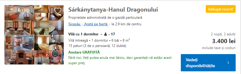 Hanul Dragonului | cazare cu ciubar Harghita |