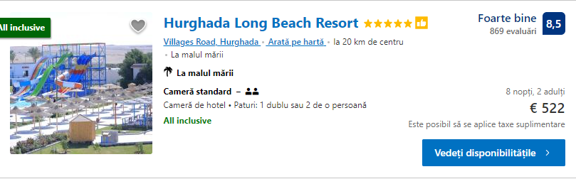 Hurghada Long Beach Resort | hotel cu all inclusive Hurghada |