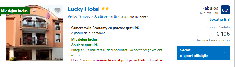 Lucky Hotel | sf andrei la veliko tarnovo |