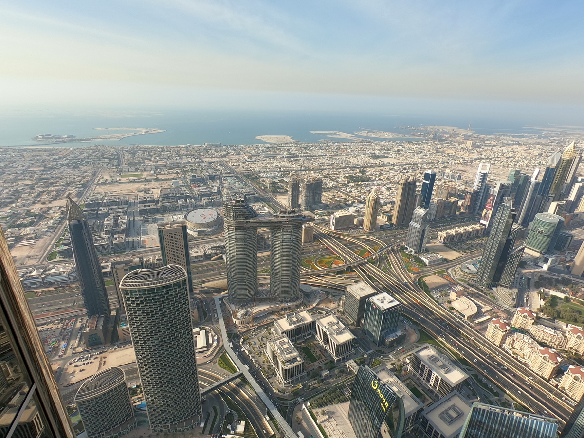 Emiratele Arabe Unite | Dubai | foto din Burj Khalifa | Calatorul Multumit in Dubai |