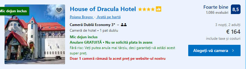 House of Dracula | unde ne cazam | cazare Poiana Brasov |