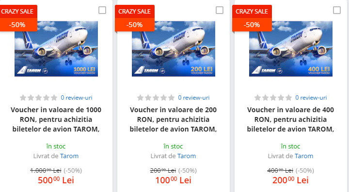 oferte Black Friday Tarom