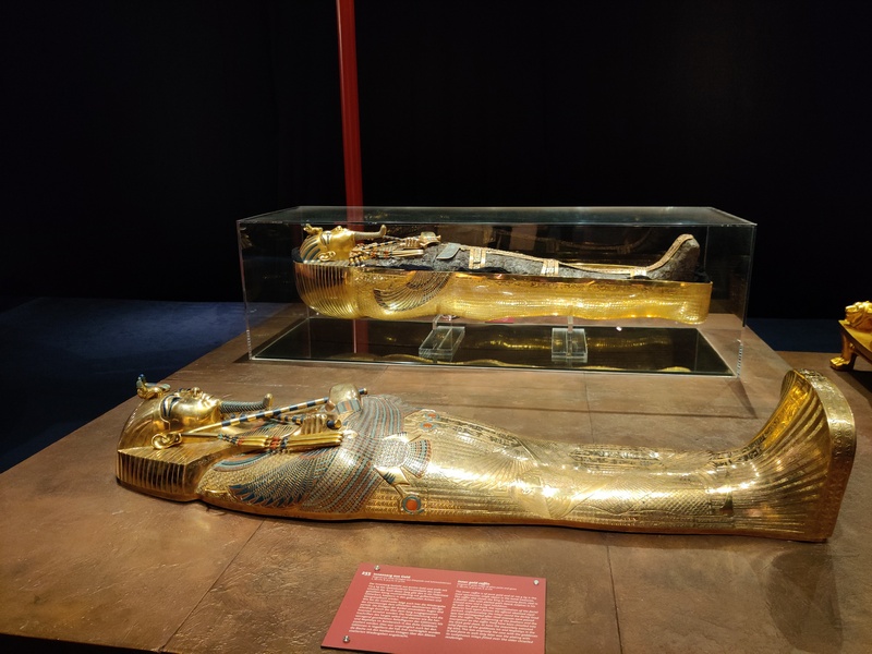 sarcofage de aur ale lui Tutankhamon | sarcofage Valea Regilor |