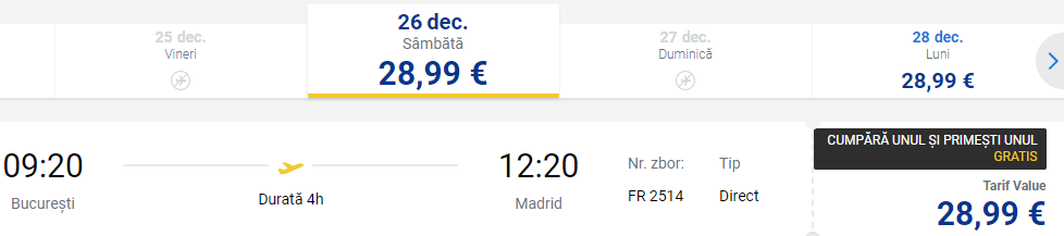 zboruri Ryanair de Black friday