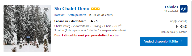 Ski Chalet Deno | cabane schi Borovets |