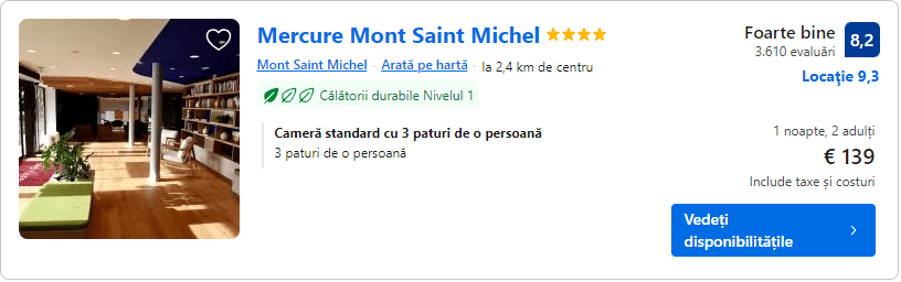 mercure mont | hotel in mont saint michel | 