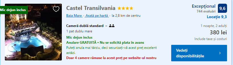 Castel Transilvania | cazari Baia Mare | cazari medievale |