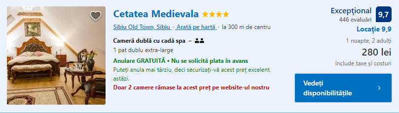 Cetatea Medievala | cazare la sibiu |