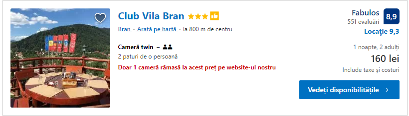 Club Vila Bran | vila Bran |