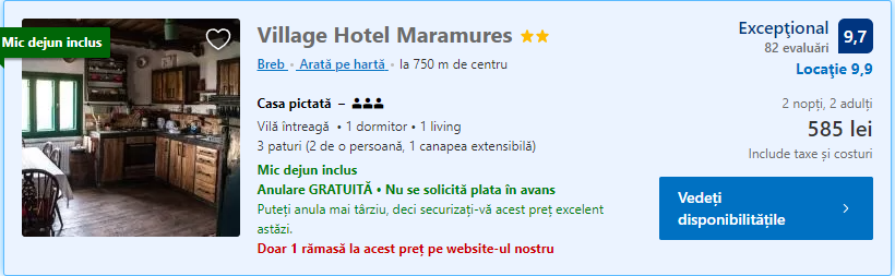 Village Hotel Maramures | cazari la gospodarii taranesti | Maramures |