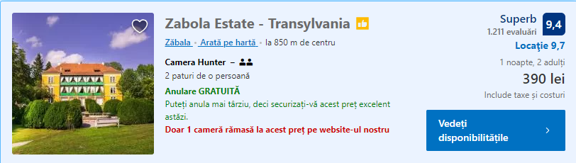 Zabola Estate | cazari in Transilvania | cazari deosebite in Romania |