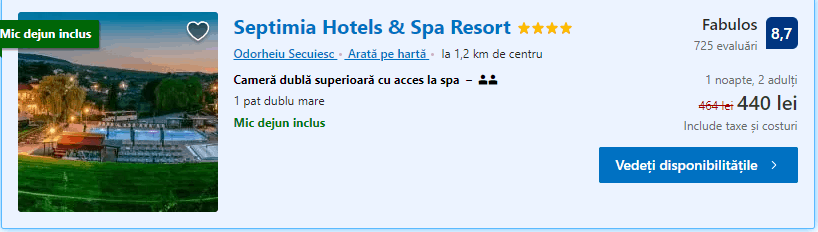 Septimia Hotel | Odorheiul Secuiesc | hotel cu spa |
