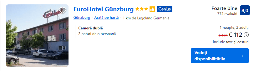 eurohotel gunzburg | hotel legoland | cazare legoland gunzburg | hotel langa legoland germania |