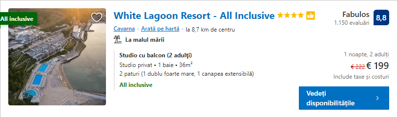 White Lagoon Resort | hotel Cavarna |