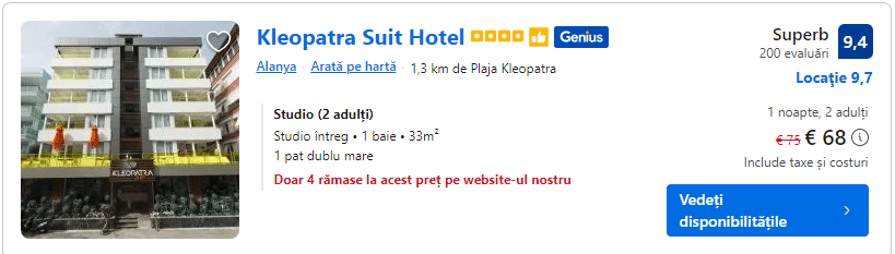 kleopatra suit hotel | cazare pe plaja kleopatra |