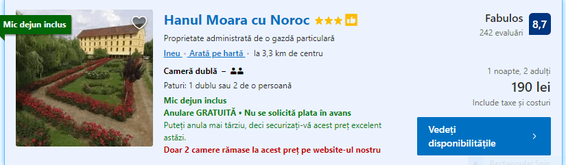 Hanul Moara cu noroc | hanuri |